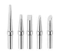ET Soldering Iron Tips Replacement Parts Kit for Welding Machines Replacement Soldering Tips Oxygen Free Copper for Weller WE1010NA WESD51 WES50 51 Silver 5pcs