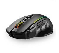 ET Wireless Gaming Mouse,Tri-Mode 2.4G/USB-C/Bluetoothy, Up to 10000DPI,Chroma RGB Backlit,Ergonomic with 8 Programmable Buttons,Rechargeable Computer Mouse for Laptop,PC,Mac