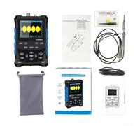 ET120MPro Digital Oscilloscope,120MHz Bandwidth 500MS/s Sampling Rate 3MHz Signal Source For Automotive Diagnostics And Education Black