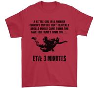 ETA 3 Mins Parachute Regiment para 1 2 3 4 Mens T-Shirt 100% Cotton Red 4XL