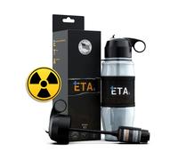 ETA Alkaline Water Filter Bottle for Travel, Camping, Hiking, Backpacking, Emergency, Survival | Removes up to 99.99% of Harmful contaminants, 9.5pH, Protects the Nutrient & Mineral Value, Made in USA