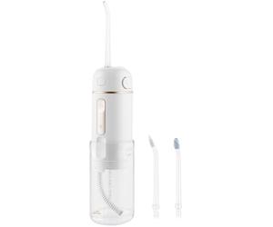 ETA Aqua Care Compact Oral Irrigator, Travel Oral Irrigator, Foldable, 4 Cleaning Modes, 3 Nozzles for Braces and Implants, USB-C 50 Min. Battery, 165 ml Tank