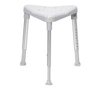 Etac Edge Corner Shower Stool, Unpadded, Shower Chair Offers a Convenient Place to Sit for Elderly, Handicapped and Disabled Users
