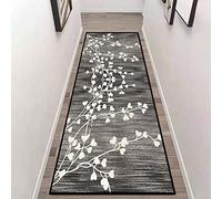 Etaclover Geometric Trellis Runner Rug,Rubber Backed Non Slip,Washable,Soft Touch Runner Rug For Living Room/Kitchen/Hallway/Bedroom/Corridor