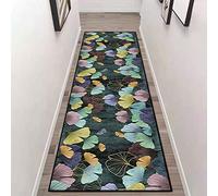 Etaclover Geometric Trellis Runner Rug,Rubber Backed Non Slip,Washable,Soft Touch Runner Rug For Living Room/Kitchen/Hallway/Bedroom/Corridor
