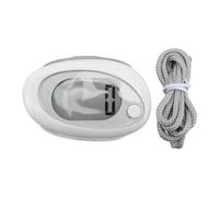 ETAINGYEUN 3D Pedometer Silent Step Counter Motion Sensor Exercise Tracker with Built in Battery Lanyard Clip