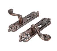 ETAINGYEUN Entry Door Lever with Lock Keys Universal Quiet Aluminum Alloy European Style Door Handle for Home Bedroom