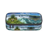 ETASUIOL American Falls Print Special Pencil Case,Large Capacity,Can Hold Pens,Pencils and Small Accessories