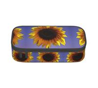 ETASUIOL Bloom Sunflower Print Special Pencil Case,Large Capacity,Can Hold Pens,Pencils and Small Accessories