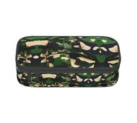 ETASUIOL Green Army Digital Camouflage Print Special Pencil Case,Large Capacity,Can Hold Pens,Pencils and Small Accessories