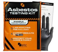 etc Asbestos Home Testing Kit DIY Sample Collection with NVLAP Accredited Lab Fee Included, Asbestos Test Kit, Protect Your Home & Family