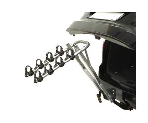 ETC ERR027 Deluxe 4-Bike Car Rack - Silver