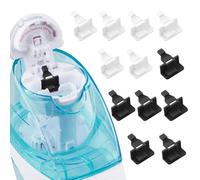 ETCBNIU Silicone Saltwater Pods Refills Accessories Compatible with Navage Nasal Care Nasal Irrigation System - Save Salt Water pods for Easy Operation (6 Black + 6 White), nomal