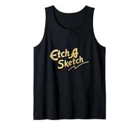 Etch A Sketch Tank Top, Men, Black, XX-Large