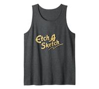 Etch A Sketch Tank Top, Men, Dark Heather Grey, Small