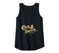 Etch A Sketch Tank Top, Women, Black, XX-Large