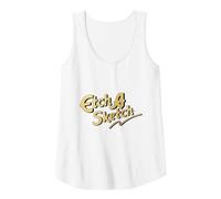 Etch A Sketch Tank Top, Women, White, X-Large