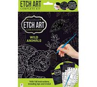Etch Art Mini Kit: Wild Animals (Kaleidoscope)