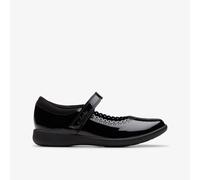 Clarks Premium Etch Pure K, Black Pat, 11.5 UK Child