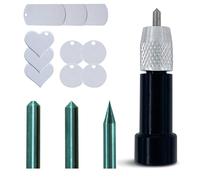 Etching/Engraving Tool Maker, Explore, Explore Air, and Explore One Compatible - 3-in-1 Tool with Precision, Normal, and Blunt Engraving Tips and Metal Stamping Blanks by Zoom Precision
