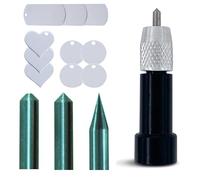 Etching/Engraving Tool Maker, Explore, Explore Air, and Explore One Compatible - 3-in-1 Tool with Precision, Normal, and Blunt Engraving Tips and Metal Stamping Blanks by Zoom Precision