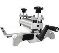 Etching Machine for Printmaking, Adjustable Roller Height 13.8×6.7in Desktop Engraving Press for Paper, Wood & Copperplate