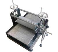 Etching Press for Printmaking, Manual Printing Press with Adjustable Height, Large Handwheel, 390x543mm Printing Area for Woodcut and Block Printing