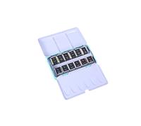 ETCHR 12 Watercolor Paint Set Gold Metallic - Portable Artist Quality Half Pan Watercolor Travel Set for Students Teachers - Bright Lightfast Watercolors - Great Plein Air Watercolor Set