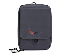 ETCHR Nano Satchel - Streamlined version of the other Slates - Vegan-Friendly - Left and Right Handed Supply Case, Dark grey