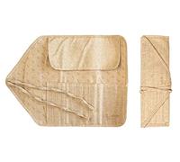ETCHR : Roll-up Brush Pouch : Brown