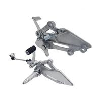 ETCICMIUKK For Kawasaki For Ninja 300/250/R Z250 Z300 EX250 Motorcycle Shift Lever Frontset Foot Peg Bracket Motorcycle Foot Pegs Footrest(Gray)