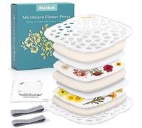 Etcokei Large Flower Press Kit for Adults & Kids, Microwave Flower Pressing Kit 9" x 9", Quickly Flowers Press for Plant DIY Arts, Resin Crafts, Scrapbooking, Nail Craft, Great Gift for Lovers
