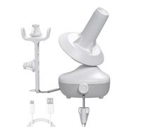 Etcokei Yarn Winder, Electric Yarn Ball Winder for Crocheting, Compact Yarn Cake Winder with Strong Tension Stepless Speed, Automatic Yarn Spinner Wool Winder, Ideal Helper for Knitting Lovers(White)