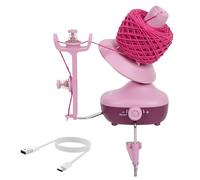 Etcokei Yarn Winder, Electric Yarn Ball Winder for Crocheting, Compact Yarn Cake Winder with Strong Tension Stepless Speed, Automatic Yarn Spinner Wool Winder, Ideal Helper for Knitting Lovers(Purple)