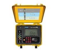 ETCR3100C Soil Resistivity Tester 2, 3, 4-Wire Digital Ground Resistance Meter Earth Resistance Tester Earth Voltage Tester IP65 Protective Shell 0.00Ω-30.00KΩ /0.00Ωm-9000kΩm /AC 0-600V