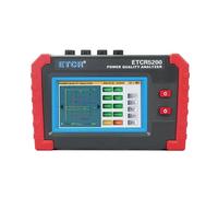 ETCR5200 3 Phase Power Quality Analyzer Three Phase Power Harmonic Analyzer Three-Phase Power Quality Logger with 4 PCS ETCR042B Current Clamp Sensor 0.1A-100A | CT Size Ф40mm/1.57inch
