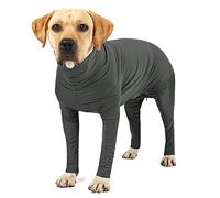 Etdane Dog Onesie Surgery Recovery Suit Prevent Shedding Hair Sport Shirt Anxiety Jumpsuits Pure Gray X-Large