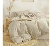 ETDIFFE Comforter Set Twin/Twin XL Size, 2pc Khaki Aesthetic Modern Gray Bedding Set - Soft & Lightweight All Season Extra Long Microfiber Down Alternative Bed Comforter with 1 Pillow Sham