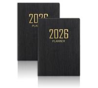 Eteamcan Pocket Diary 2026 Small A7 Pocket Size Diaries Week to View 2026 Slim Diary Agenda Planner A7 Mini Calendar Book 2 Pack