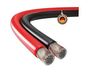 ETEC, speaker cable 30 m, CCA speaker cable, cable section 2x4,00mm², red/black