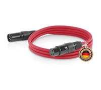 ETEC, XLR Cable, Microphone Cable, XLR Male to XLR Female XLR Connection Cable, Blue, 3.00m