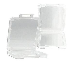 eTECH Collection 10 Pack of Clear Plastic CF/Compact Flash Memory Card Case Holder for SanDisk/Kingston/Transcend/Samsung Memory Card (Plastic Case Only, Memory Card Not Included) -- Free Shipping From USA