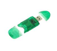 eTECH Collection USB 2.0 SD/SDHC/SDXC Memory Card Reader/Writer - Support SanDisk Kingston 256GB 128GB 64GB 32GB 16GB SDXC Ultra Extreme SDHC (Card Reader ONLY, No Memory Cards) (Green, 1 Pack)