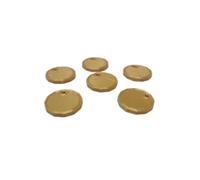 eTech4Us 12 Pack Gold Trolley Coin Token Removable Supermarket £1 One Pound Shopping Cart Holder - 3D Printed
