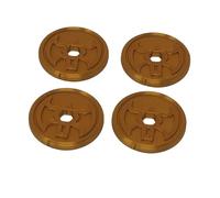 eTech4Us Set of 4 Gold Replacement Disc Part for Imaginext Batbot Bat-Tech