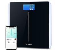 Etekcity Bathroom Scale for Body Weight and BMI, Smart Bluetooth Digital Weighing Scale, Upgraded Version of eb9380h Scale, Free VeSync App, Rounded Corner, 11 x 11 inches, 0.1lb/ 0.05kg, 400 Pounds