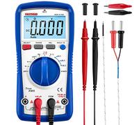 Etekcity Professional Digital Multimeter, TRMS 6000 Counts Manual Auto Ranging, Measures Voltage, Current, Ressistance, Frequency, Resistance, Continuity, Capacitance, Diode Test, Temperature