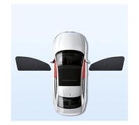 ETEKGVYVA Universal Folding Sun Shade For Tesla For Model Y Juniper Silver Thick Sun Shade Window Windshield Sunshade Accessories Car Window Shade Sun Shades(2p front side)