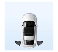 ETEKGVYVA Universal Folding Sun Shade For Tesla For Model Y Juniper Silver Thick Sun Shade Window Windshield Sunshade Accessories Car Window Shade Sun Shades(2p triangle)