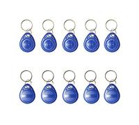 ETEKJOY 10 PCS Writable 125kHz RFID Key Fob Proximity ID Card Token Tag Rewritable T5577 Universal